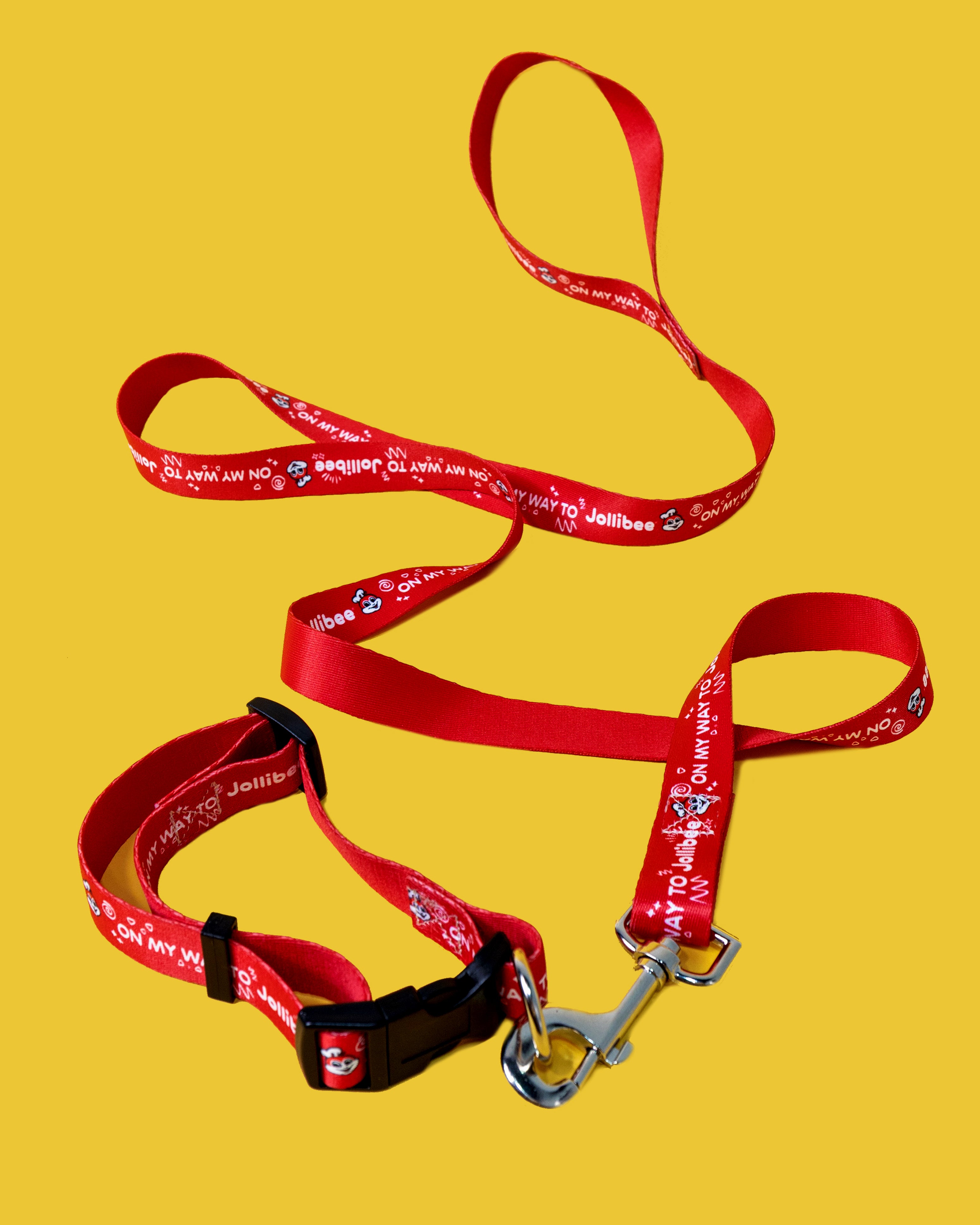 Jollibee merch pet collar and leash