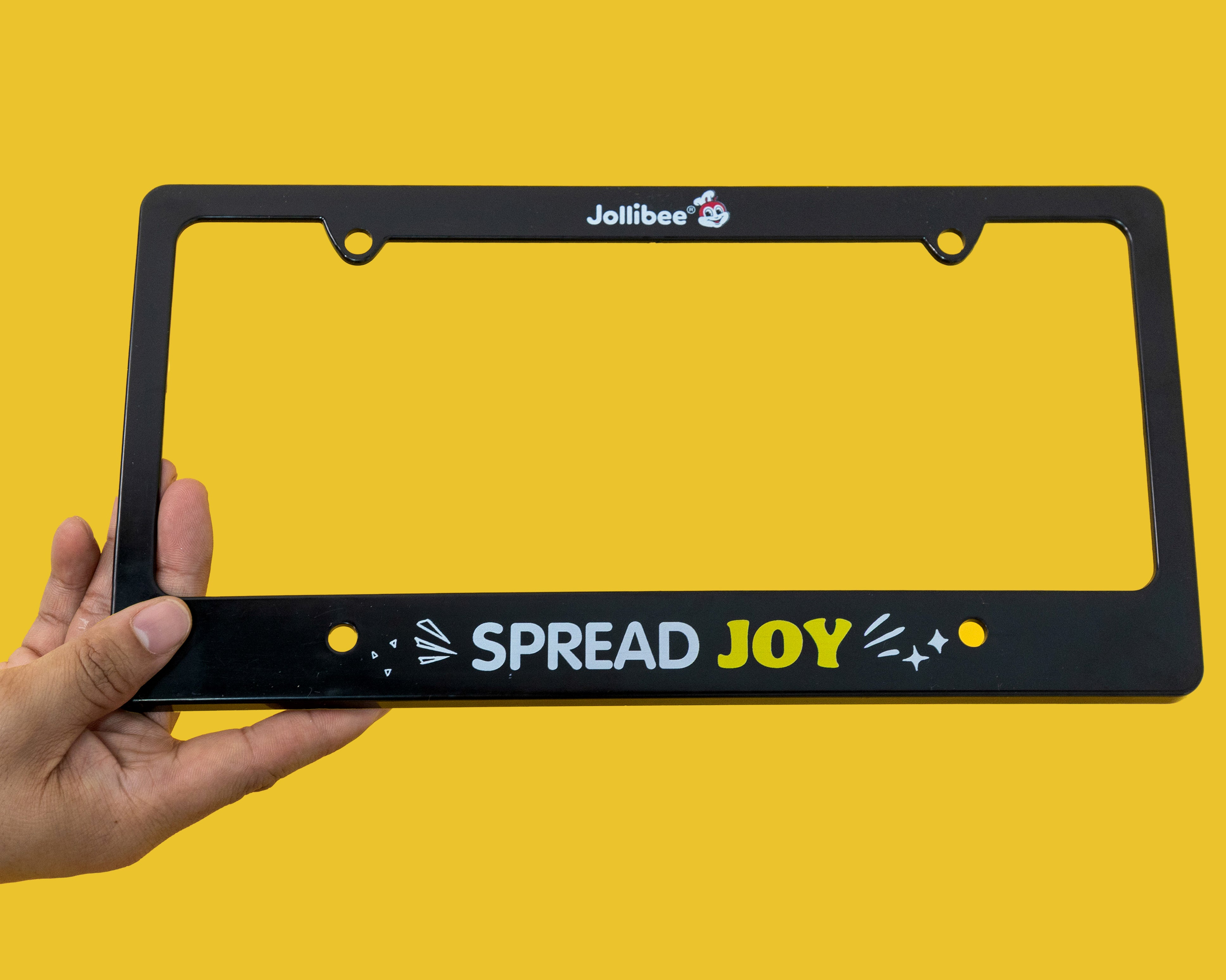 Spread Joy License Plate Cover