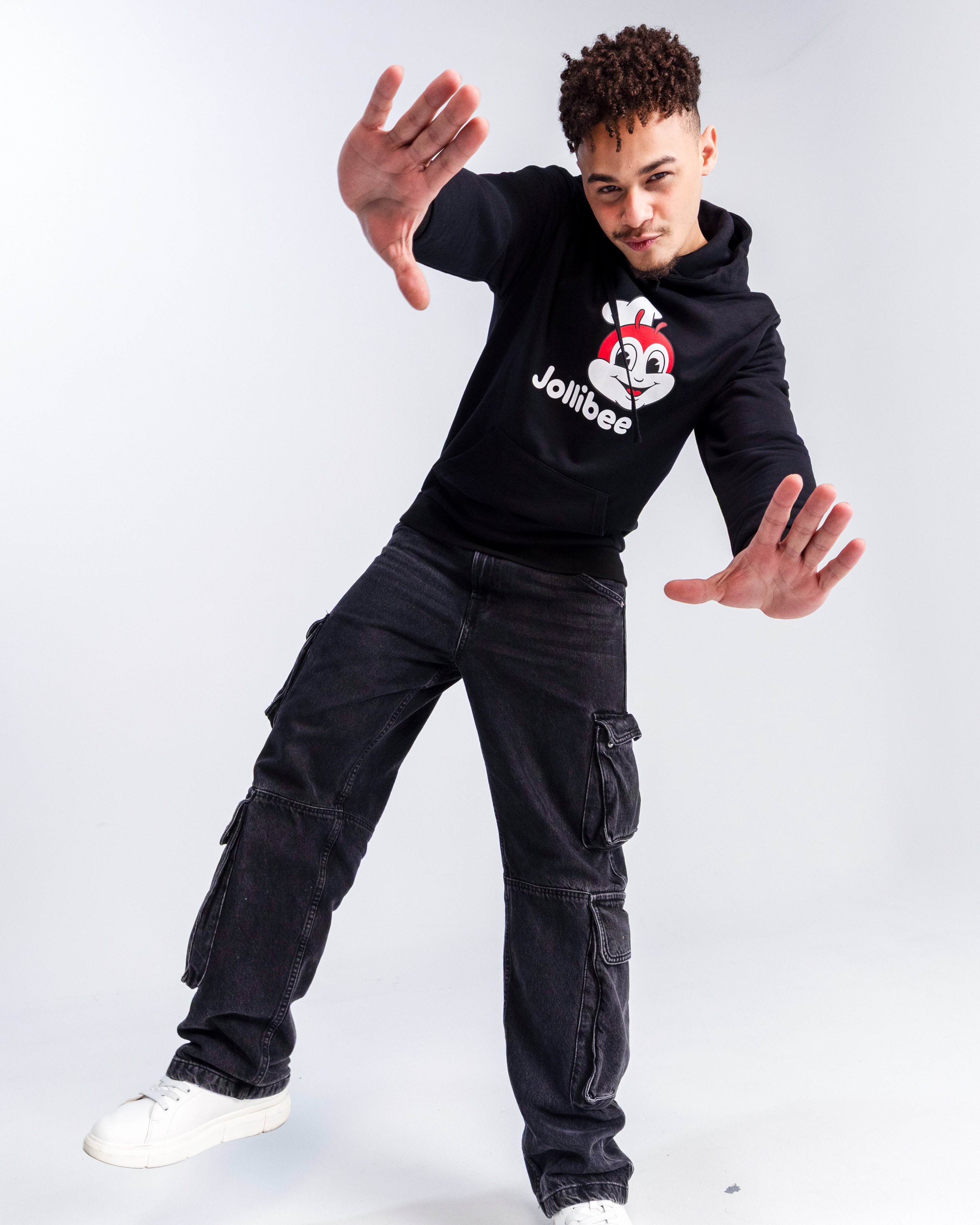 Classic Black Hoodie hover figure