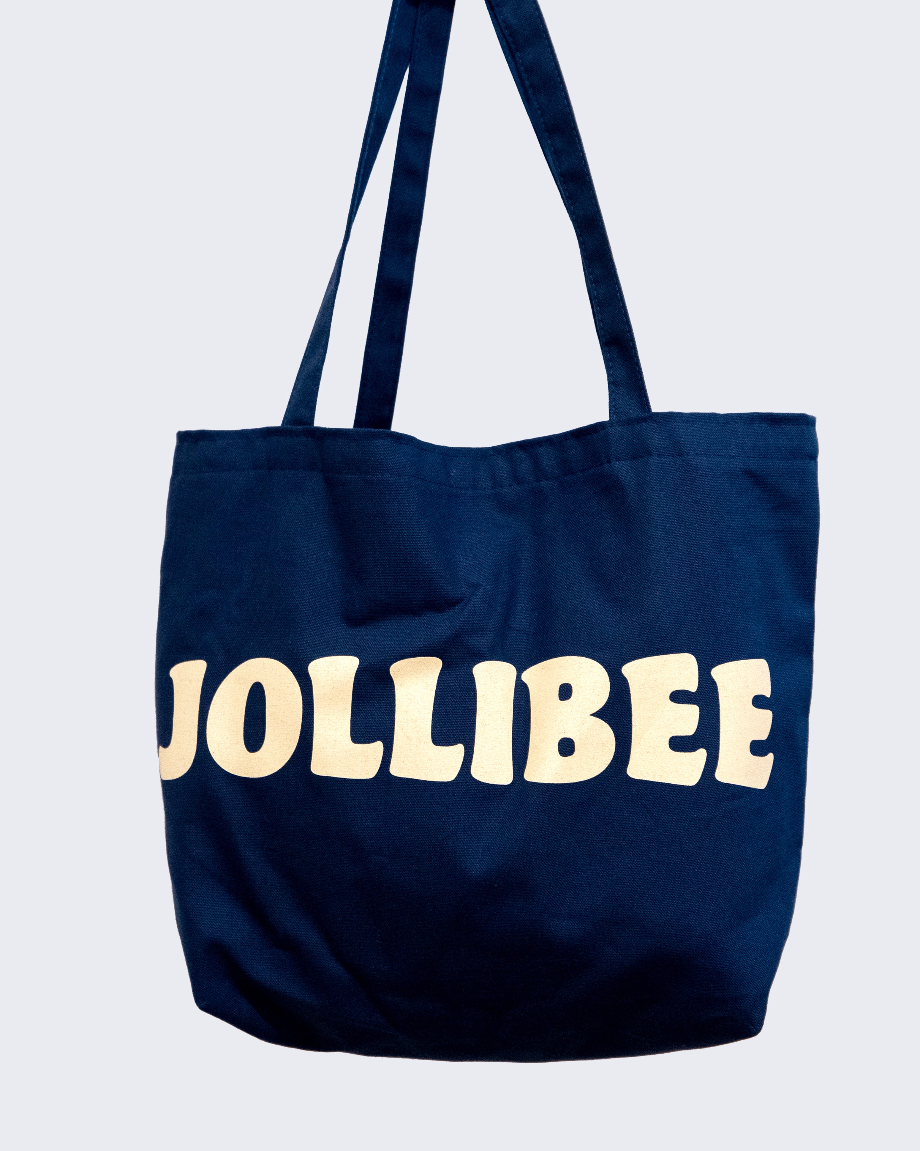 Jollibee merch navy tote bag